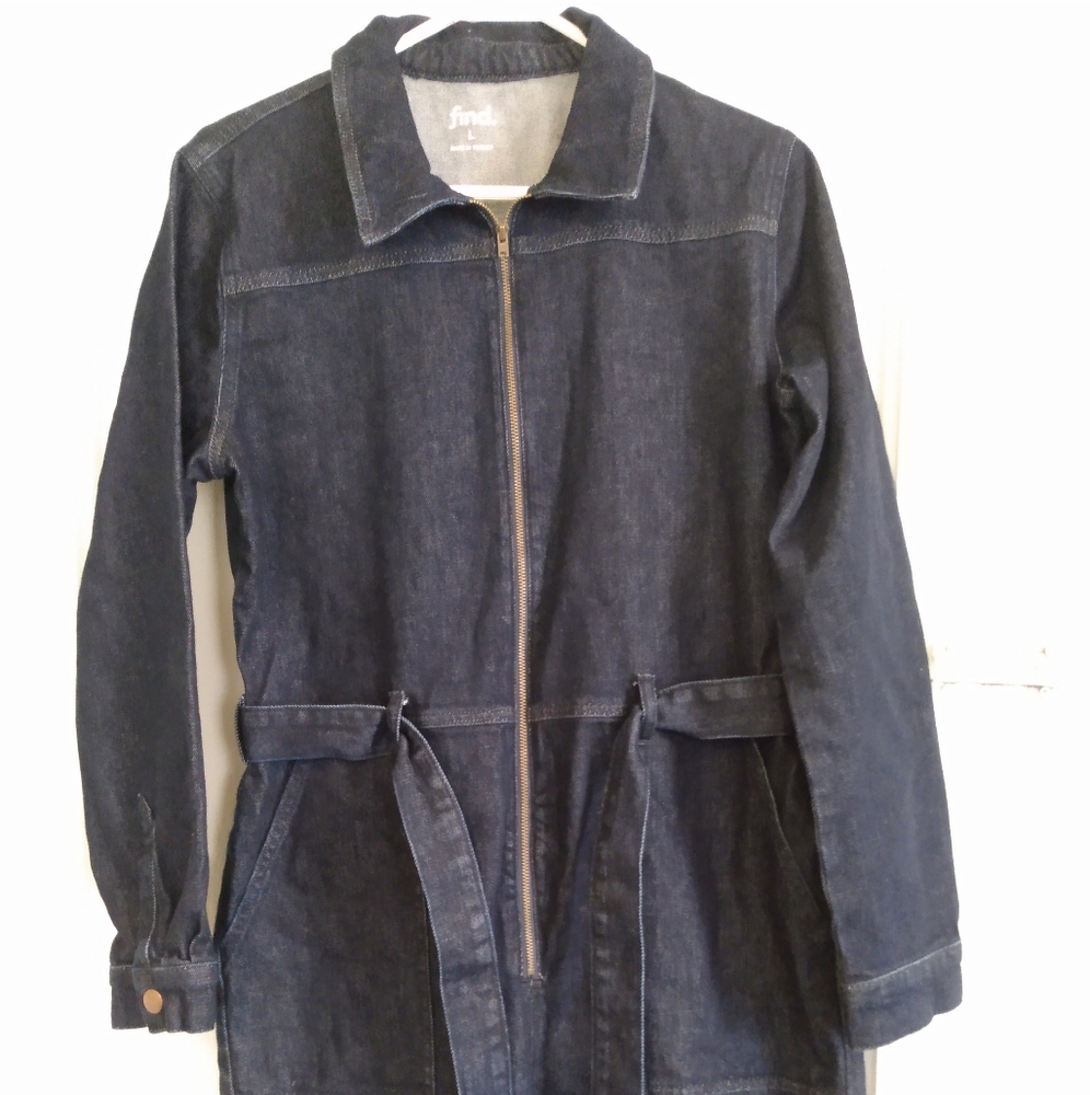 Find. Blue Jean Jumper sz L